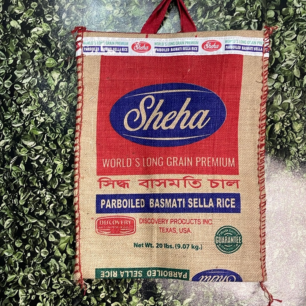 Sheha Rice Burlap Bag